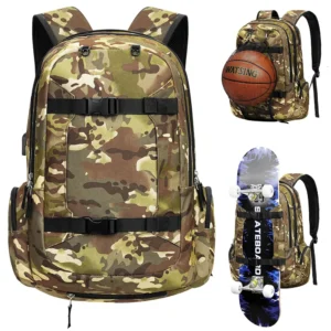 Sports Basketball Backpack Volleyball Football Gym Backpack with Shoe & Ball Compartment Soccer Ball Bag Hot Sale