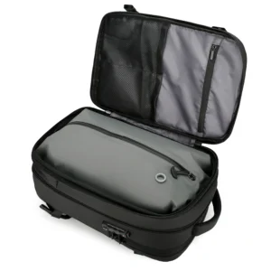 SJ Air Tight Vacuum Compression Expandable Waterproof Anti-theft Bag Multi-function Custom Logo Travel Laptop Backpacks