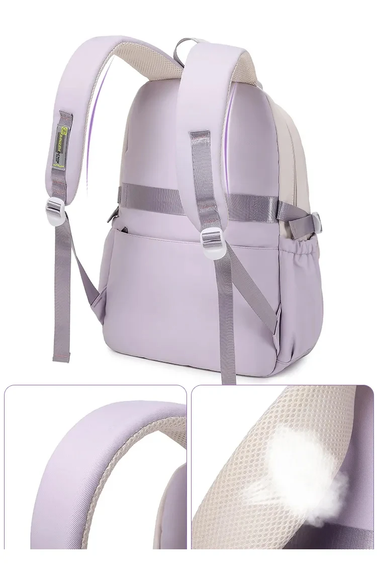 Waterproof Nylon School Bag Women Bags Sac a Impermeable New Design School Bag School Backpack for Children Students - Image 4
