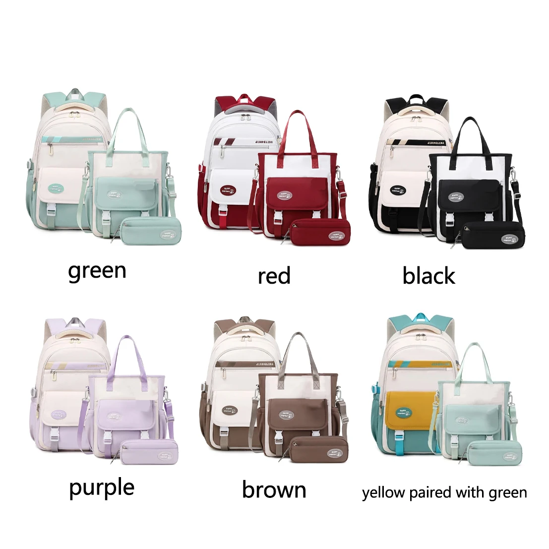 Waterproof Nylon School Bag Women Bags Sac a Impermeable New Design School Bag School Backpack for Children Students - Image 3