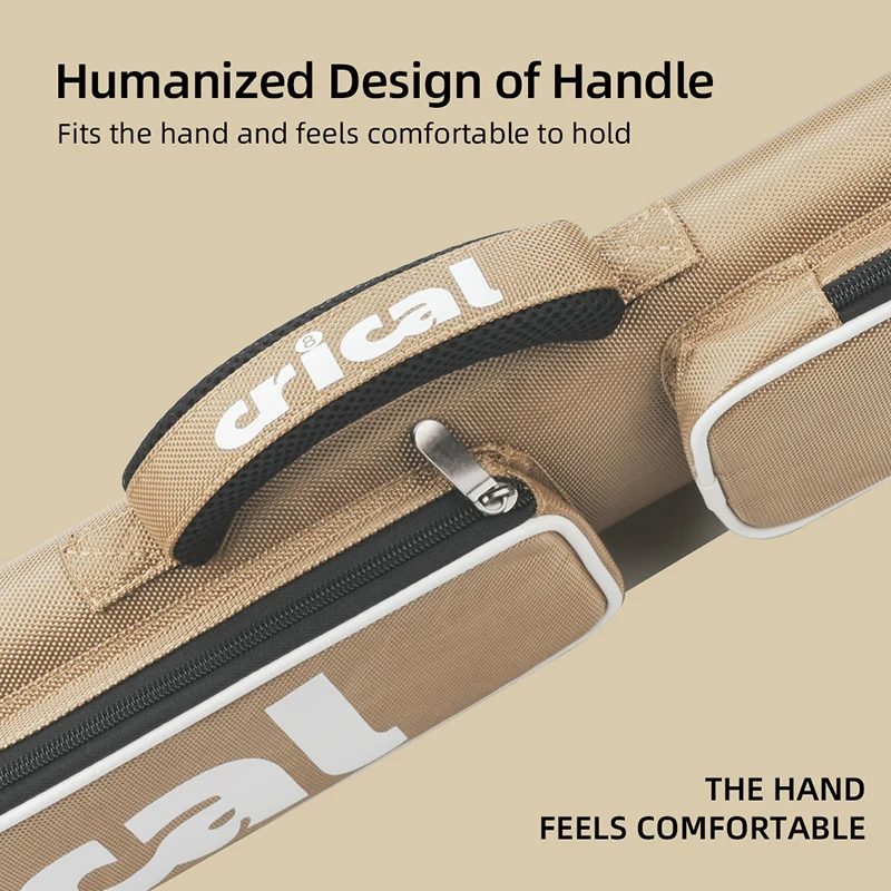 CRICAL Billiard Cue Case 6 Holes 2 Butts 4 Shafts High Capacity Oxford Canvas Bag Cue Case - Image 5