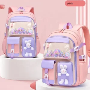 Best Selling Cute Cartoon Printing  Girls' School Bags  Large Capacity comfort Backpack for Children