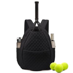 Sucipi Tennis Bags for Women, Quilted Tennis Racket Bag Backpack for Tennis Racquet, Pickleball Paddles, Badminton